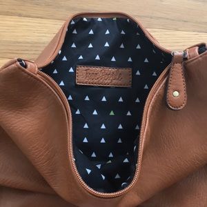 Free People Oversized Vegan Leather Clutch